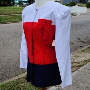 Vintage Deadstock Red, White, & Blue Blazer